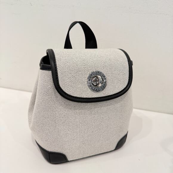 Marc Jacobs Turnlock Medium Backpack 4S5HBP001H02 Beige Multi $350 - Picture 1 of 9